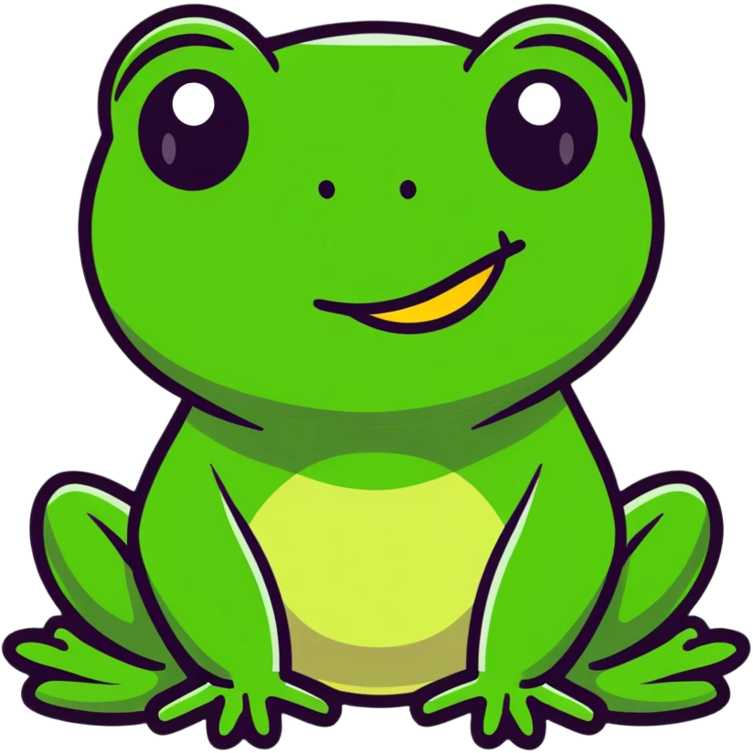 green frog meme character pepe emoji