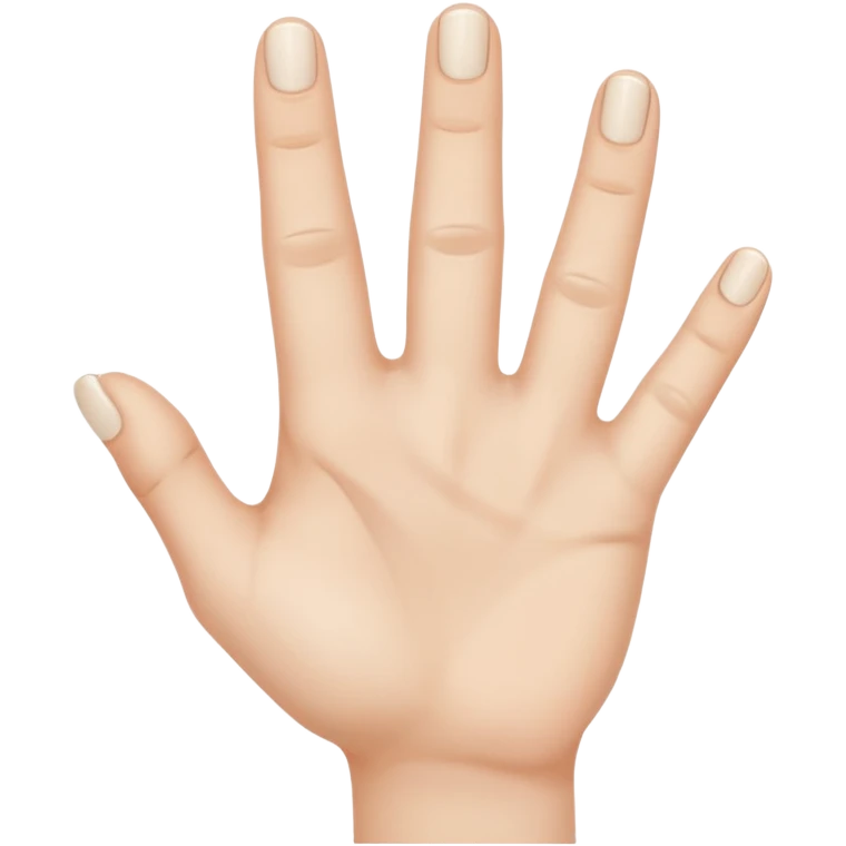 hand without a finger emoji