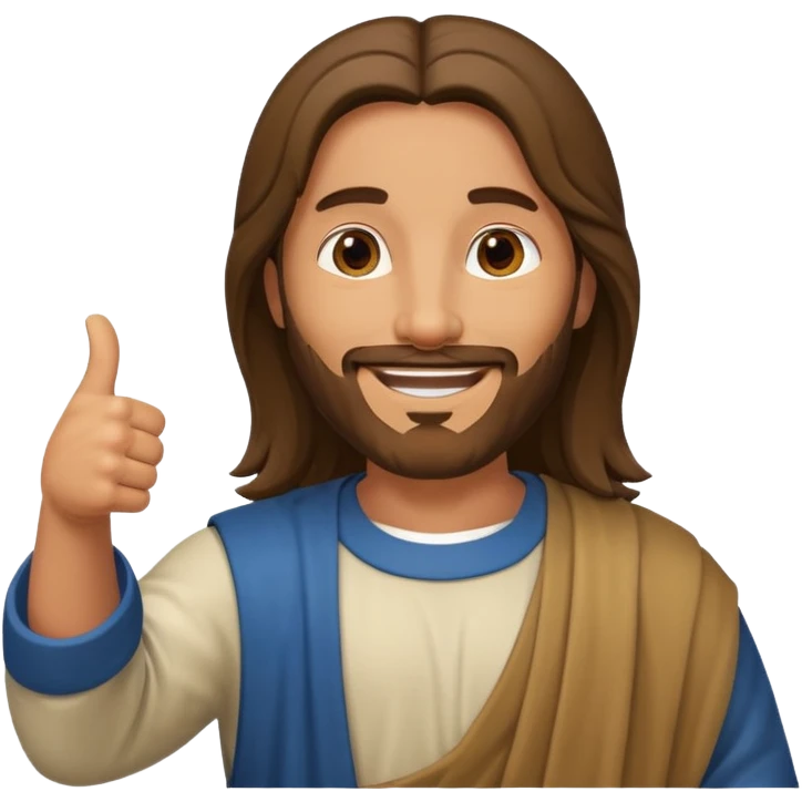 Jesus Christ Thumbs up emoji