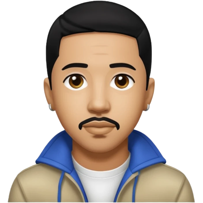 Marques Houston with black hair emoji