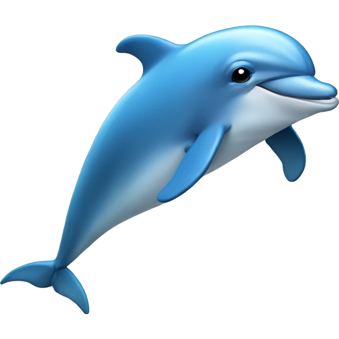 dolphin skyblue emoji