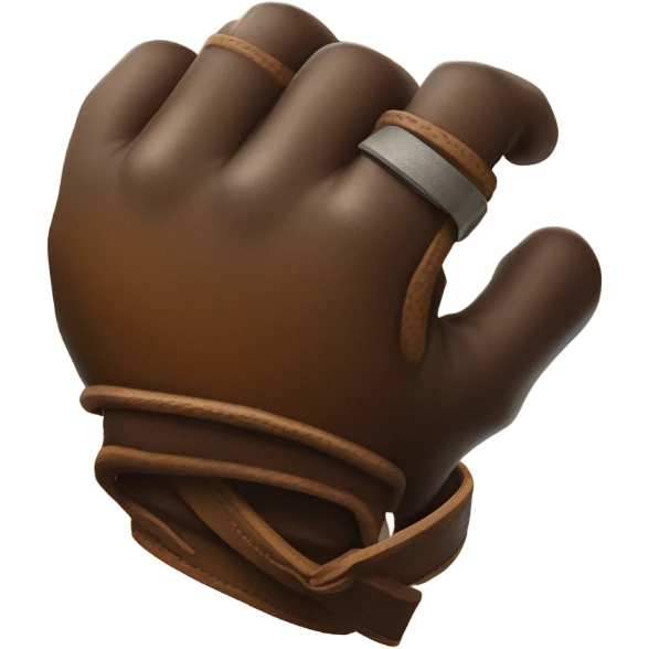 Belt wrapped around hand emoji