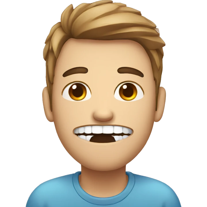 Person with a tooth ache emoji