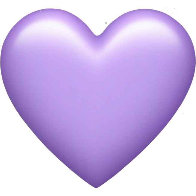 Pastel purple heart emoji