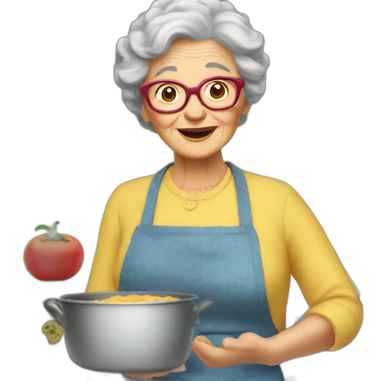 Granny's kitchen emoji
