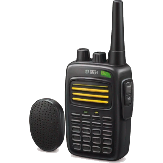 80's Walkie talkie emoji