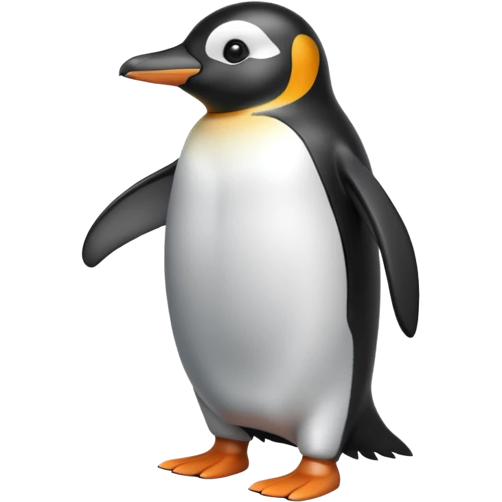 walking penguin emoji