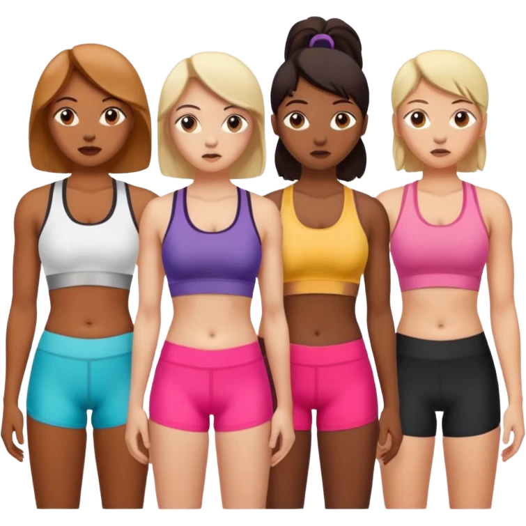 Nackte Frauen mit Krisenbrüsten emoji