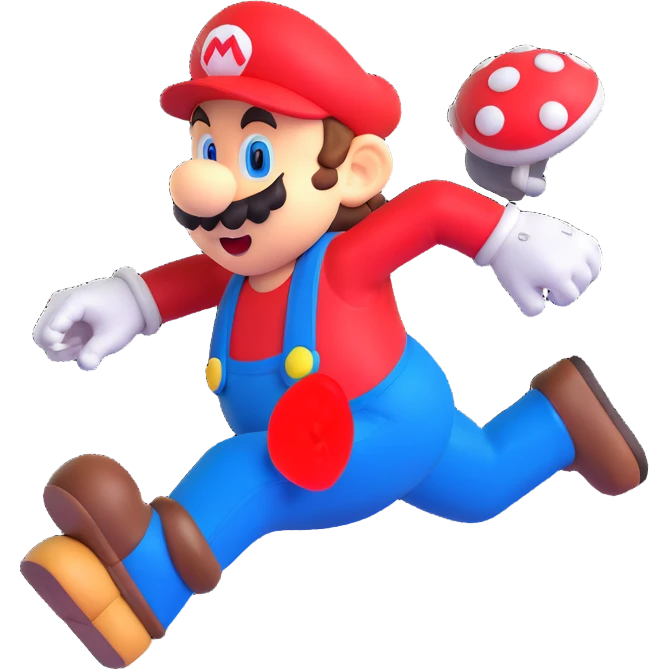 super mario bros run emoji