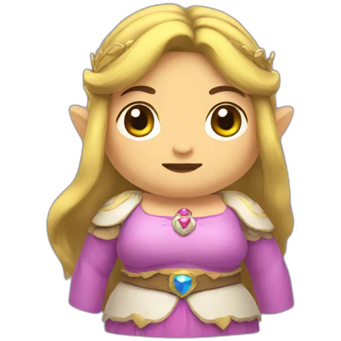 Zelda princess fat emoji