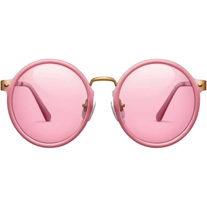 Rose pink glasses emoji
