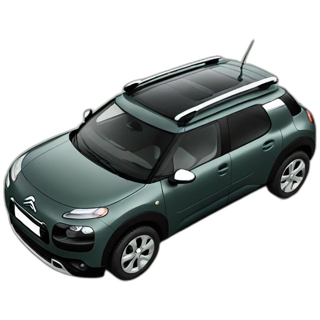 black Citroen cactus emoji