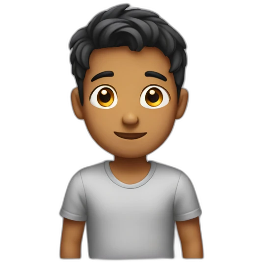 shy a boy emoji