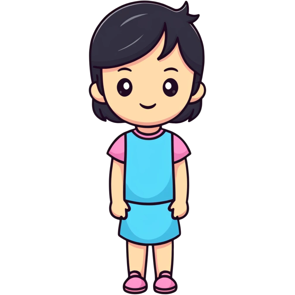 realistic portrait of girl emoji