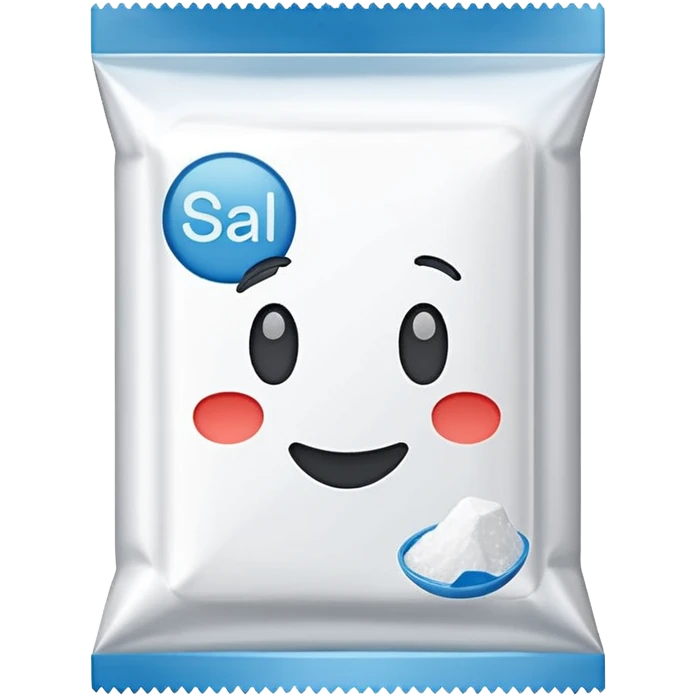 Salt packet emoji