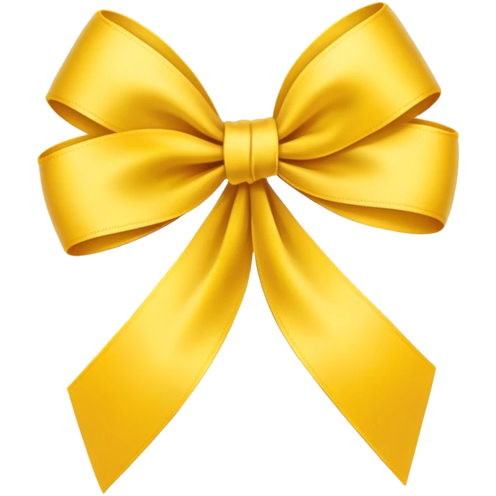 Yellow ribbon emoji