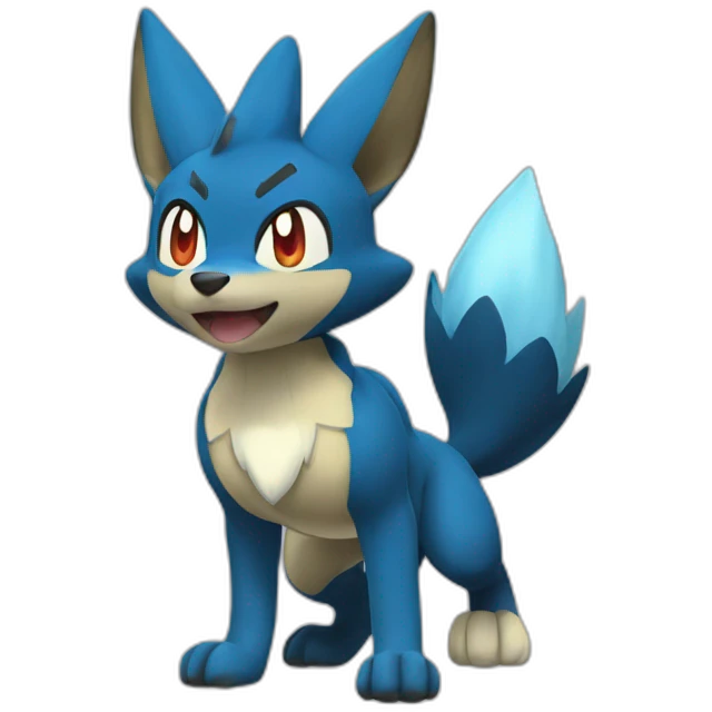 Lucario Pokémon  emoji