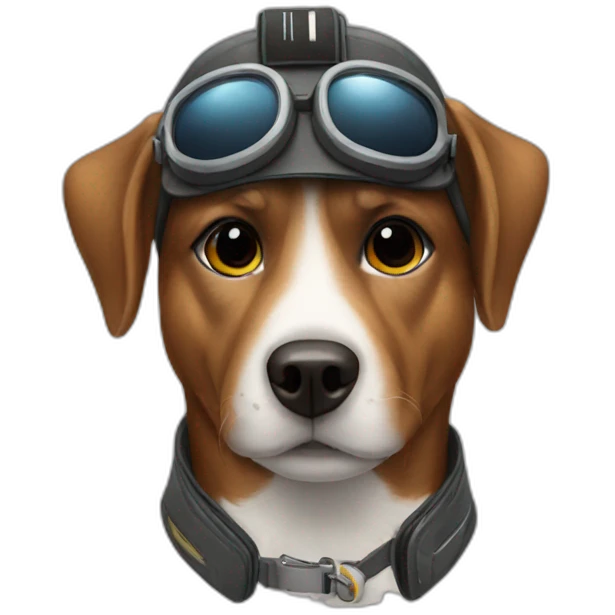 dog pilot emoji