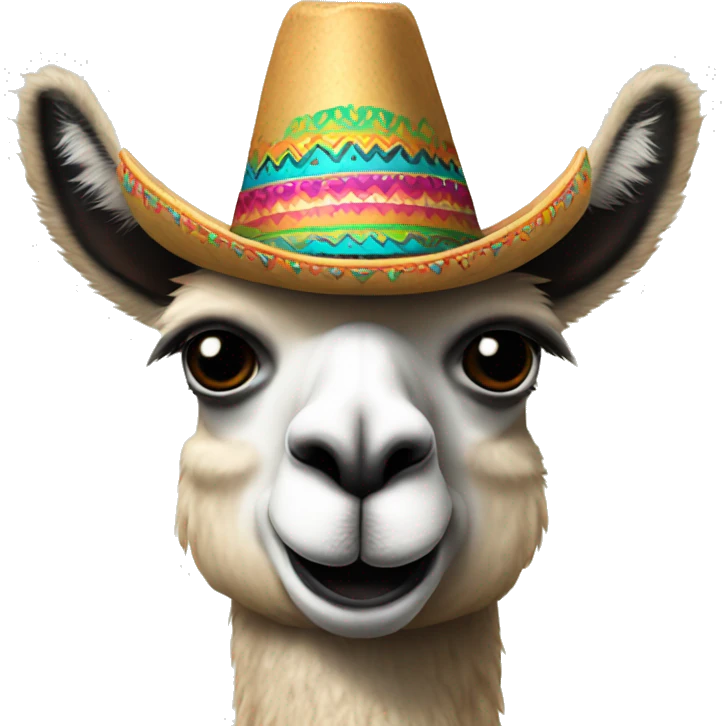 llama with a sombrero  emoji