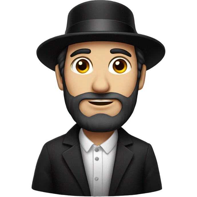 Ultra orthodox Jewish male with sideburns  emoji
