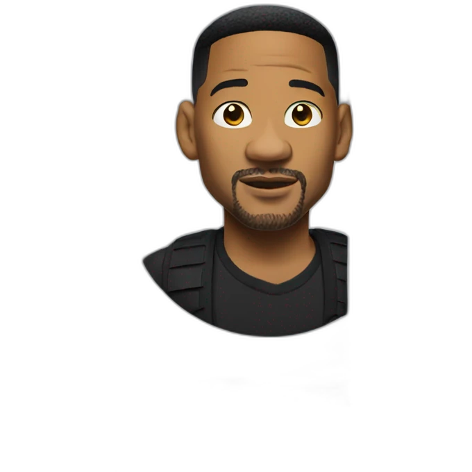 Will smith on a laptop emoji