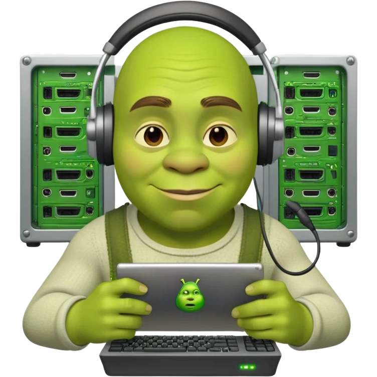 Shrek fixing hpc server emoji