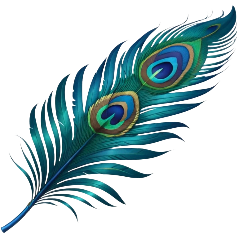 peacock feather emoji