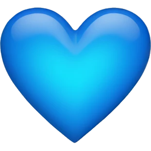 blue heart  emoji