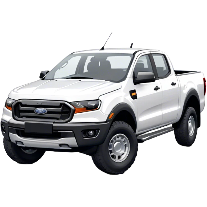 Ford Ranger - Ford (Model Year: 2022) (Iconic colour: White) emoji
