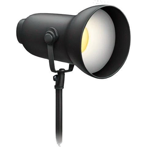 studio light emoji