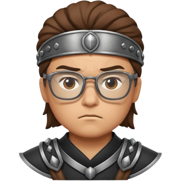 Glasses-Wearing Warrior emoji