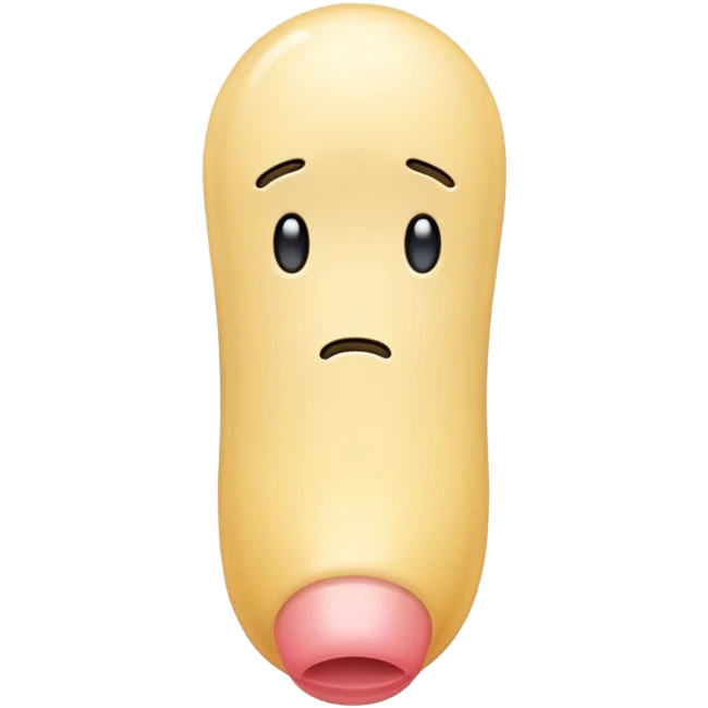 sad penis emoji