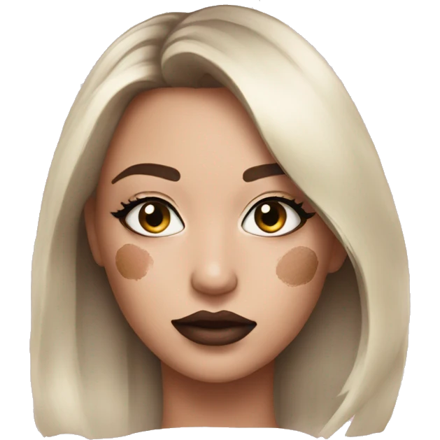 smudged makeup emoji