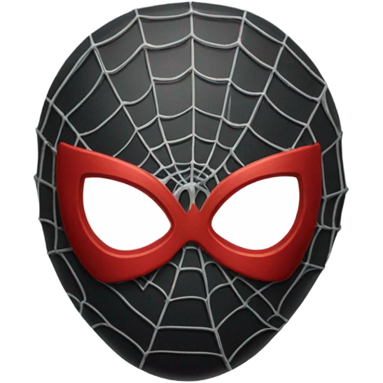 Marvel spiderman mask emoji