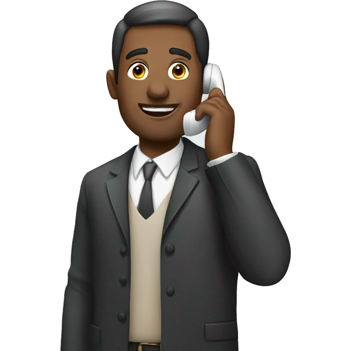 man on phonecall emoji