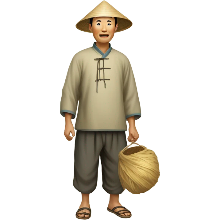 Chinese peasant 1950s emoji