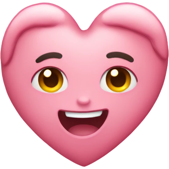 Cute heart emoji