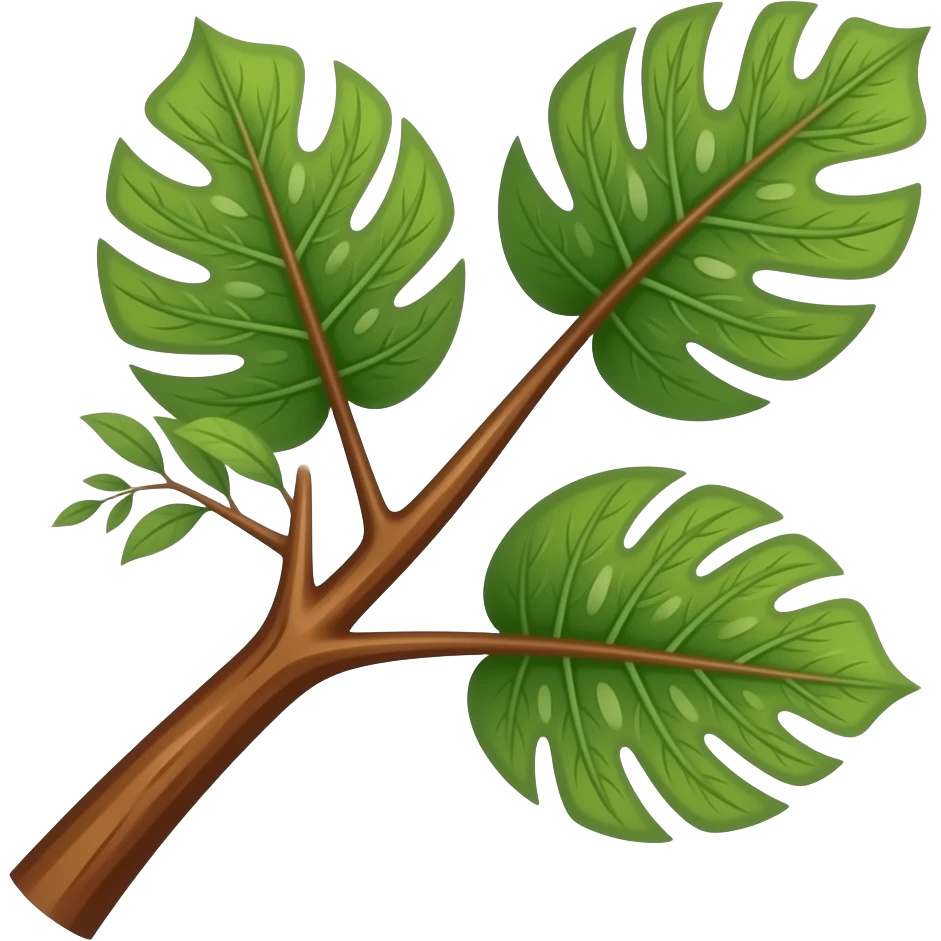 Rama de árbol emoji