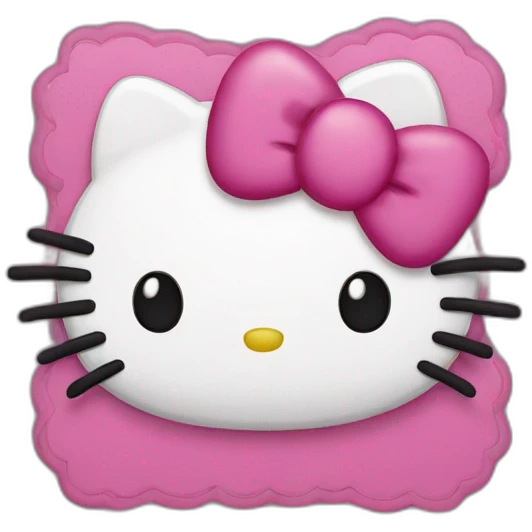 Hello kitty emoji
