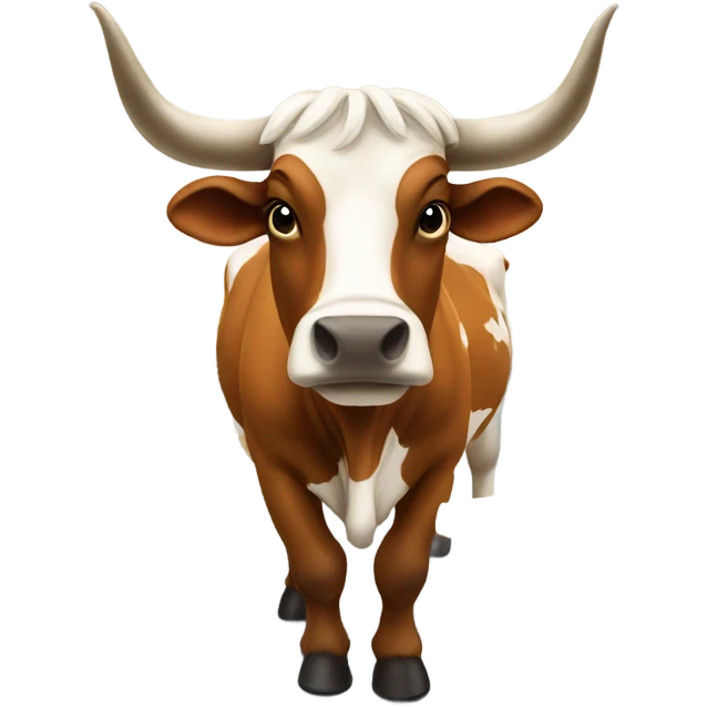 longhorn bull in a classroom emoji