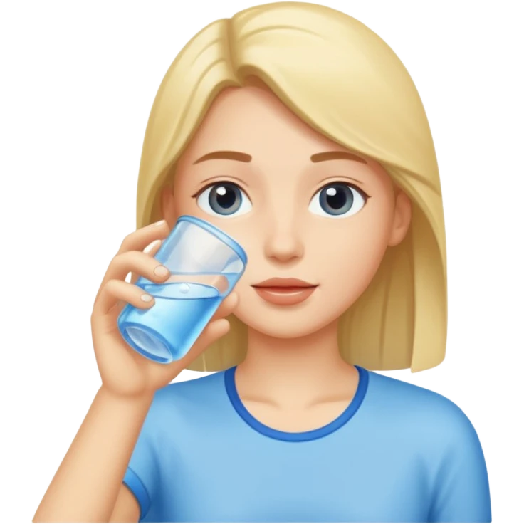 drinking water emoji