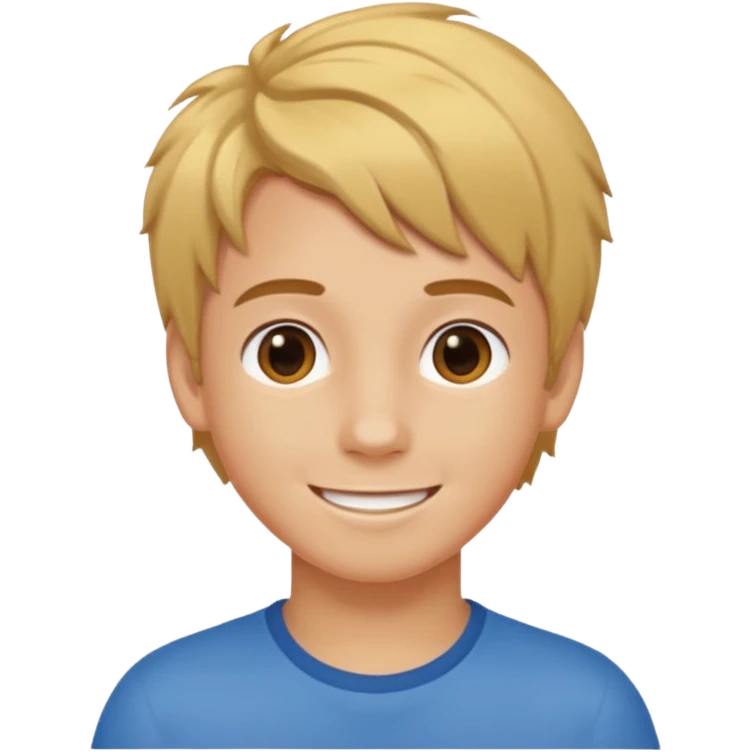 Je veux un garçon qui est brun et qui a des mèches blondes au cheveux emoji