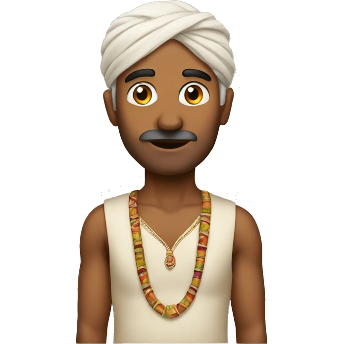 A slim indian emoji