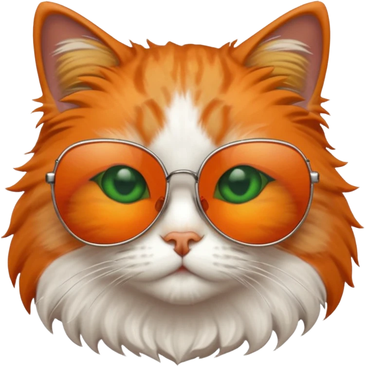 Cat wearing sunglasses emoji