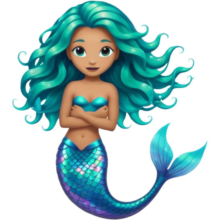 Alien mermaid emoji