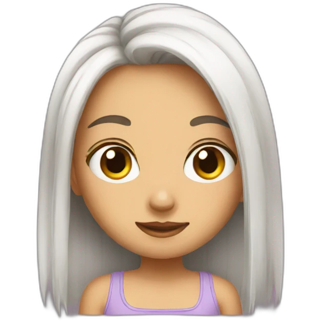 a cute girl emoji
