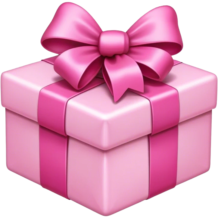 present with pink bow emoji