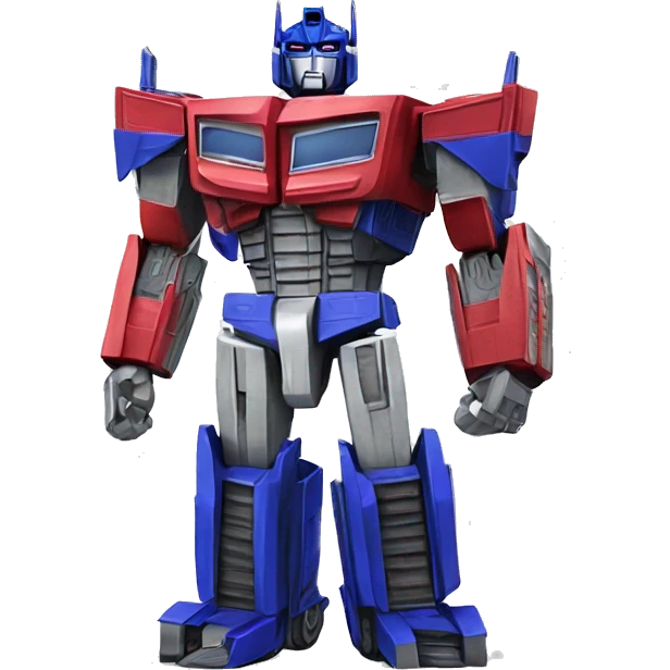 optimus prime as a transformer  emoji