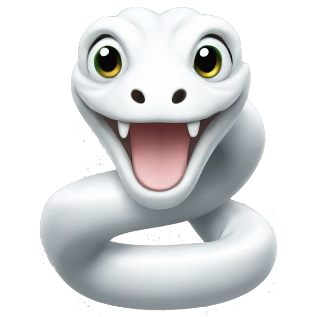 White snake emoji