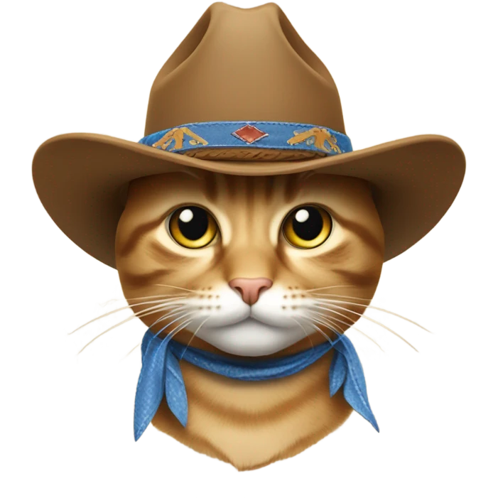 cowboy cat emoji
